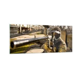 Obraz na szkle - I ty możesz zostać bohaterem - 100x40 cm