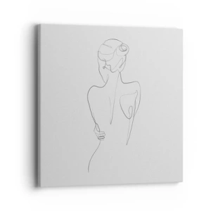 Obraz na płótnie - Muzyka ciała - 40x40 cm