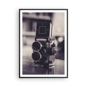 Plakat w czarnej ramie - Magia starej fotografii - 70x100 cm