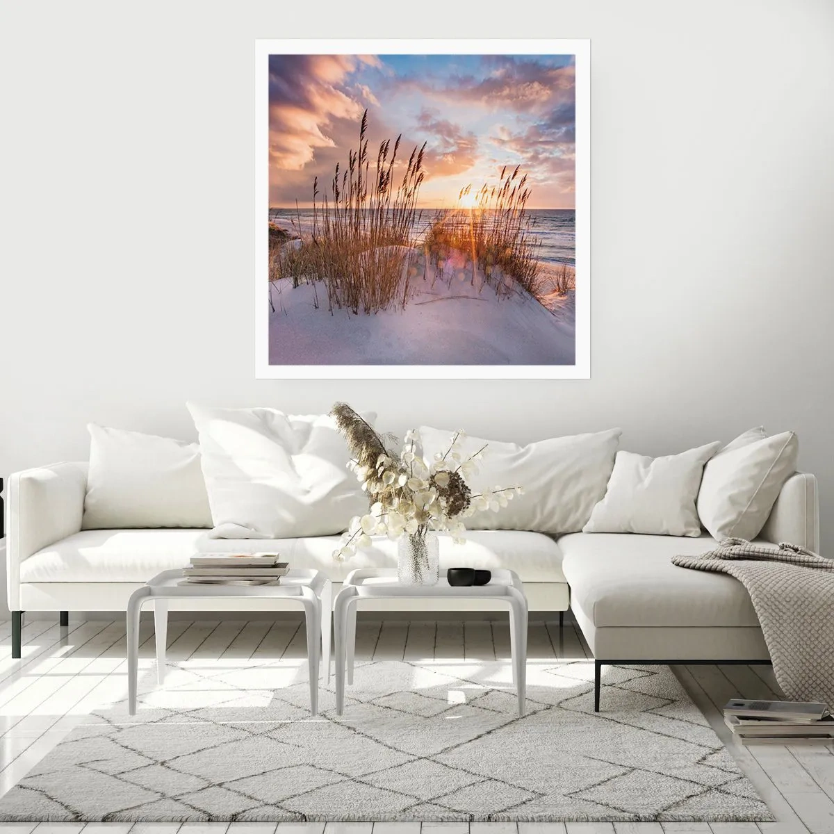 Plakat - Pożegnanie słońca i wiatru - 30x30 cm