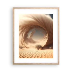 Plakat w ramie jasny dąb - Otwarty portal - 40x50 cm