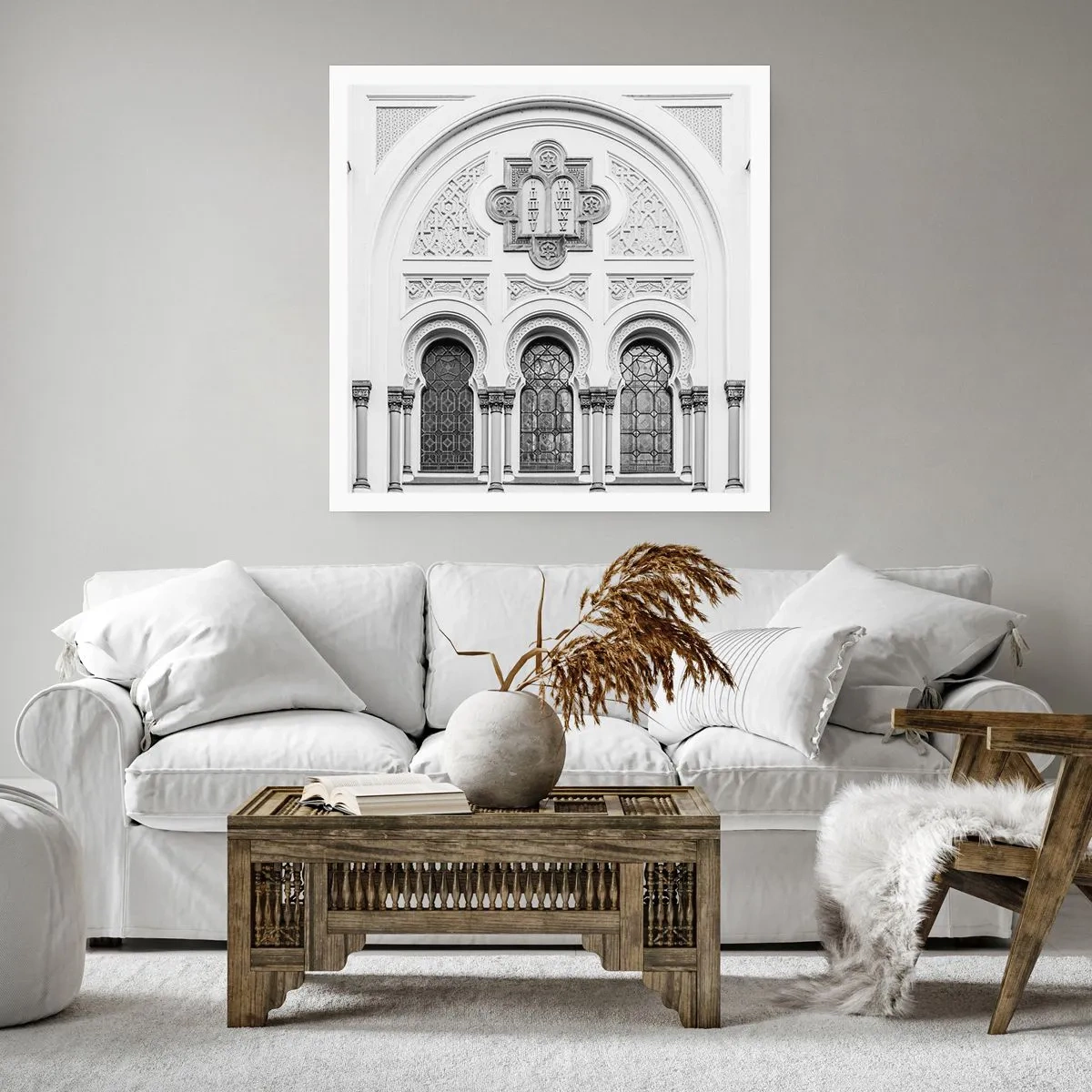 Plakat - Na pograniczu kultur - 60x60 cm