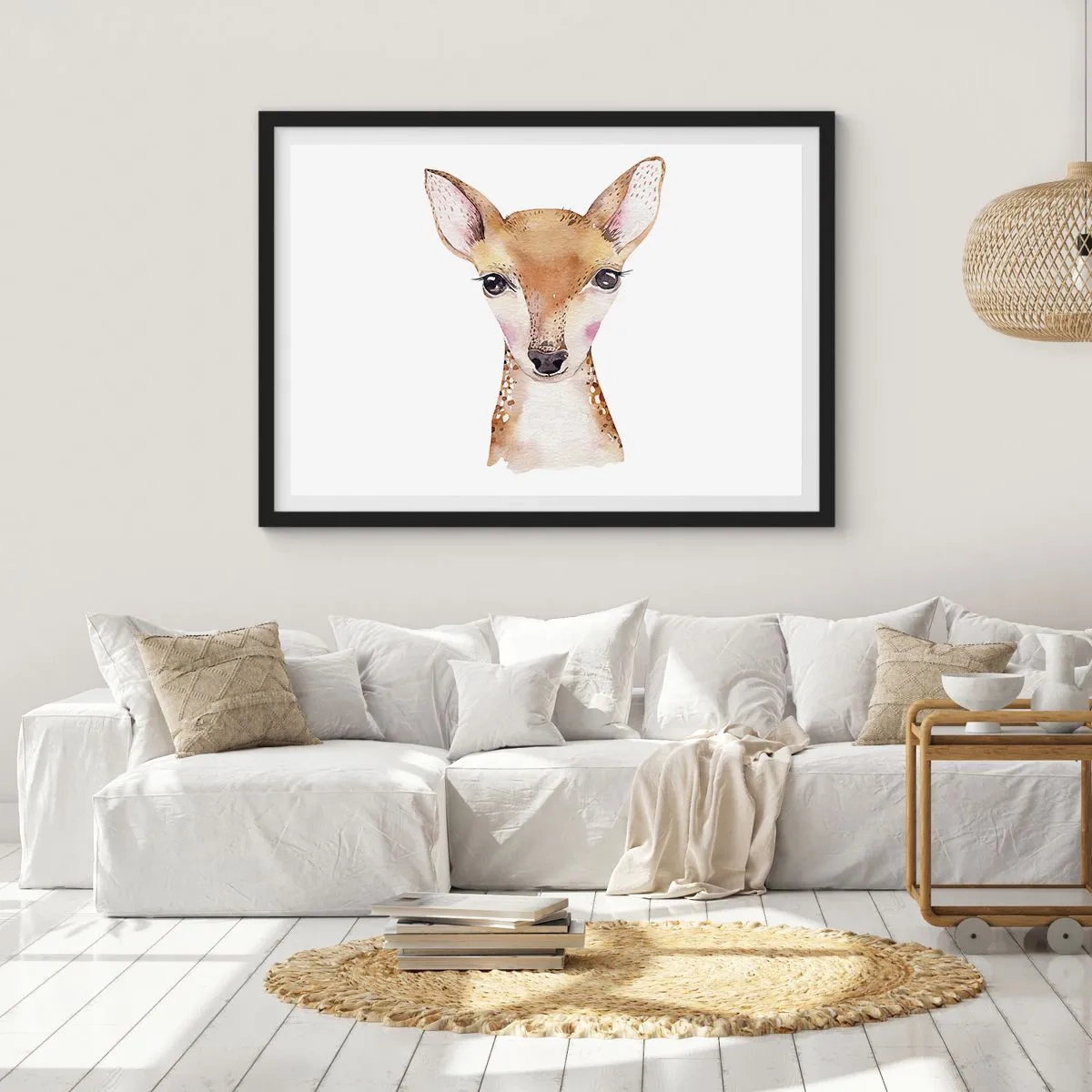 Plakat w czarnej ramie - Natura niewinności - 50x40 cm