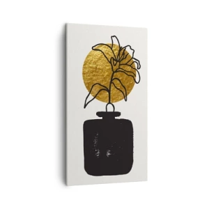 Obraz na płótnie - Piękno na wagę złota - 45x80 cm