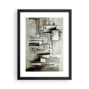 Plakat w czarnej ramie - Siła prostoty - 30x40 cm