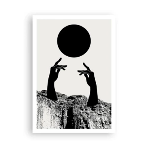 Plakat - Kompozycja surrealistyczna: słońce i reszta - 70x100 cm