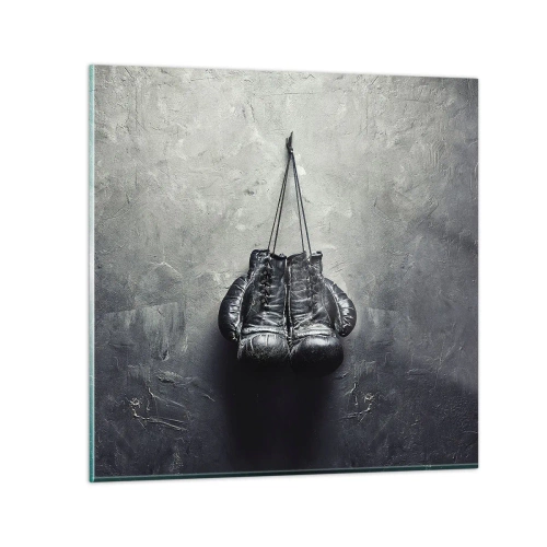 Obraz na szkle - Czas walki i czas pokoju - 50x50 cm