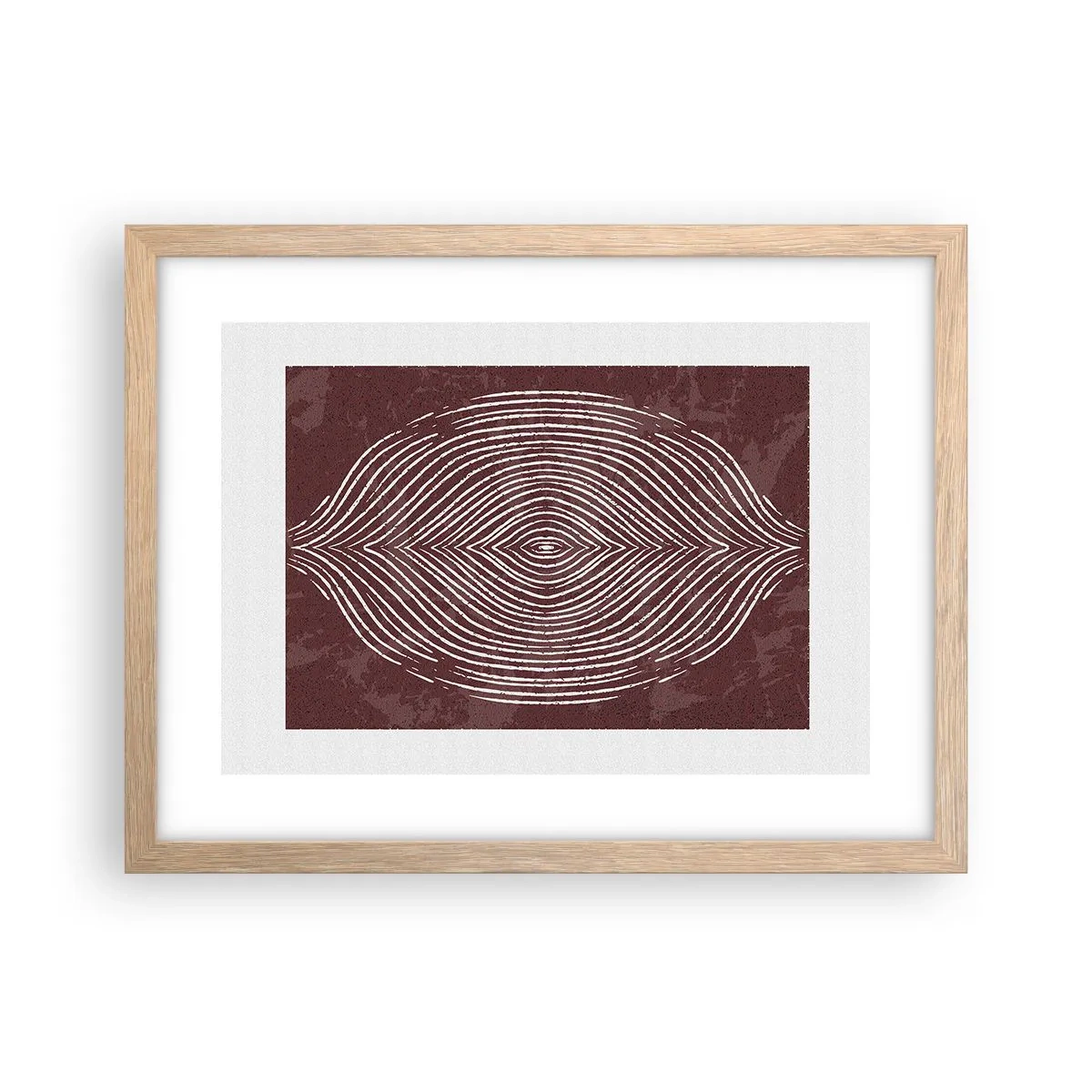 Plakat w ramie jasny dąb - Przestrzeń mówi - 40x30 cm