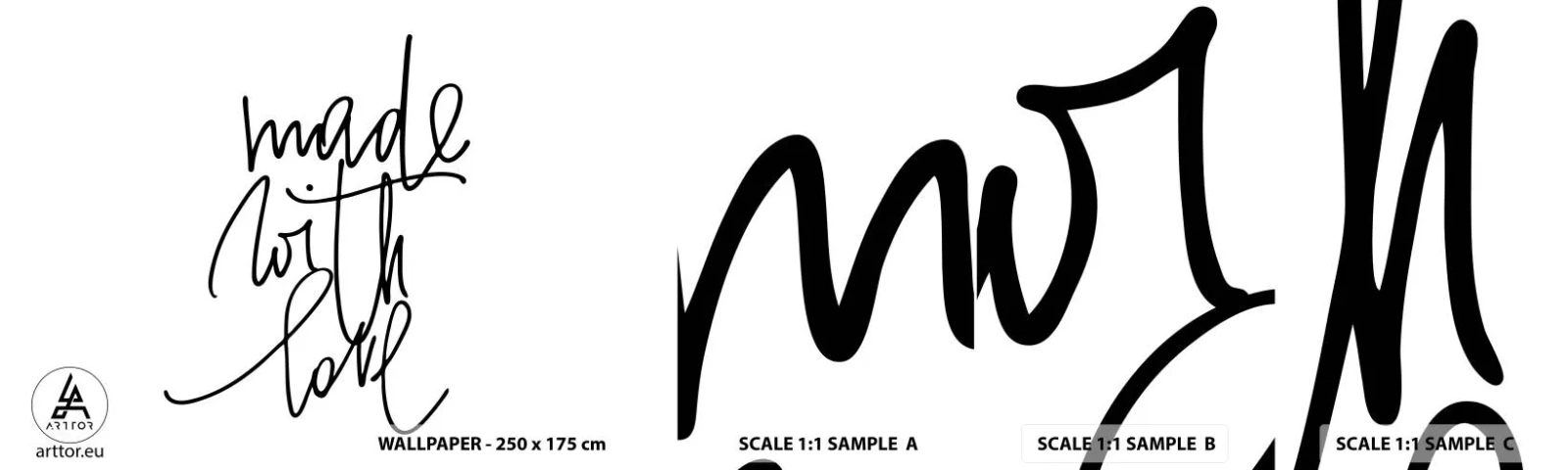 Fototapeta Próbka Samoprzylepna Deluxe Sticker - Najlepsza marka - Typografia, Afirmacja, Maksyma - 100x30 cm