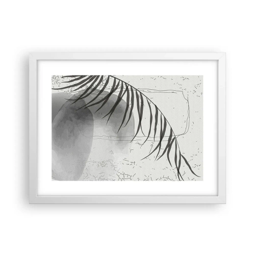 Plakat w białej ramie - Subtelna egzotyka natury - 40x30 cm