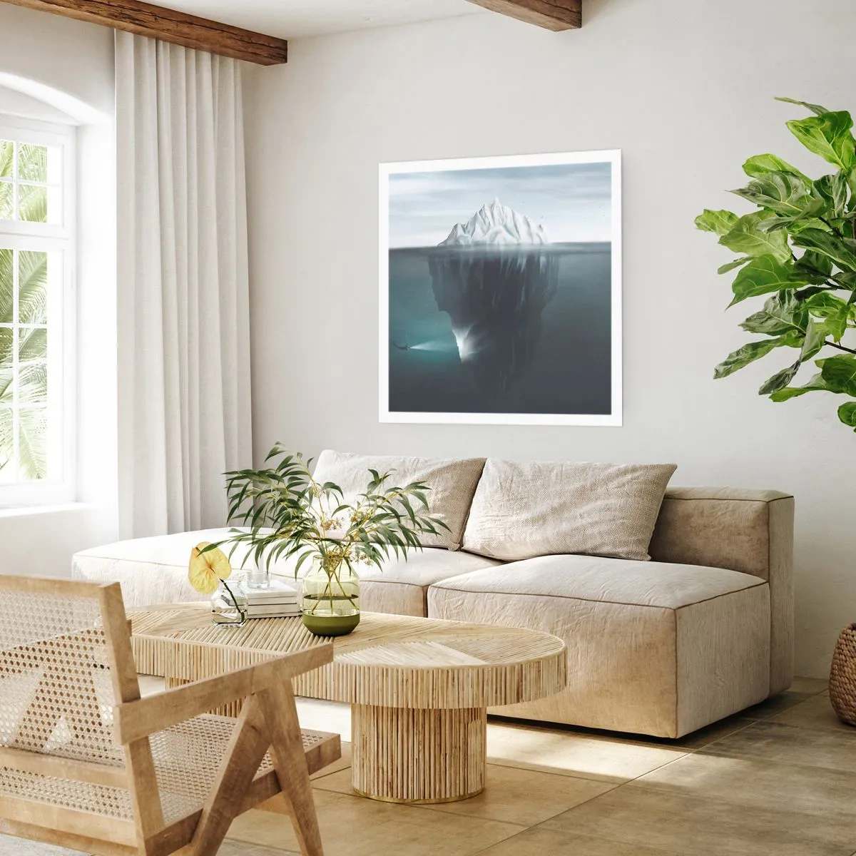 Plakat - Podwodna tajemnica - 40x40 cm