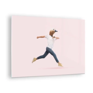 Obraz na szkle - Szczypta absurdu - 70x50cm - Szczypta absurdu - Nowoczesna dekoracja ścienna do salonu i sypialni ARTTOR