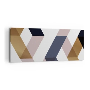 Obraz na płótnie - Płaszczyzny i kąty - 100x40 cm