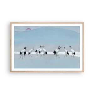 Plakat w ramie jasny dąb - Po gorącym dniu - 91x61 cm
