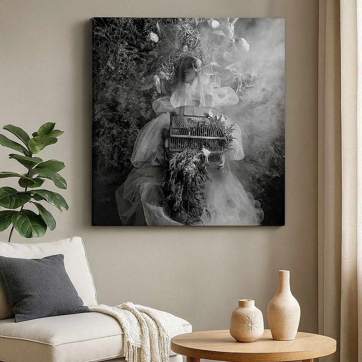 Obraz na płótnie - Sama Matka – Natura - 30x30 cm