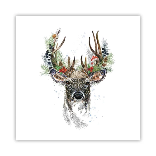 Plakat - W świątecznej szacie - 60x60 cm