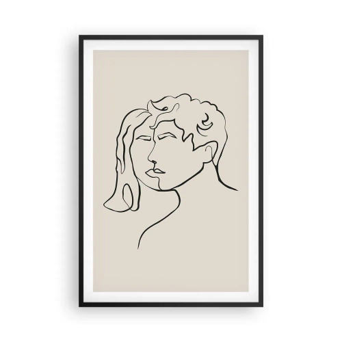 Plakat w czarnej ramie - I stała się jedność - 61x91 cm