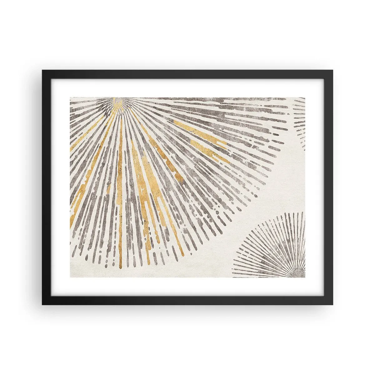 Plakat w czarnej ramie - Uroda promienia - 50x40 cm