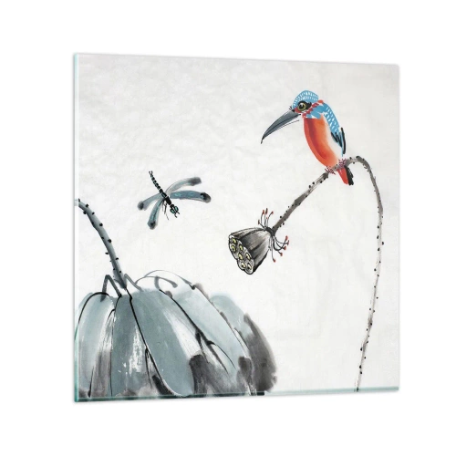 Obraz na szkle - Życie łąki - 70x70 cm