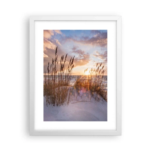 Plakat w białej ramie - Pożegnanie słońca i wiatru - 30x40 cm