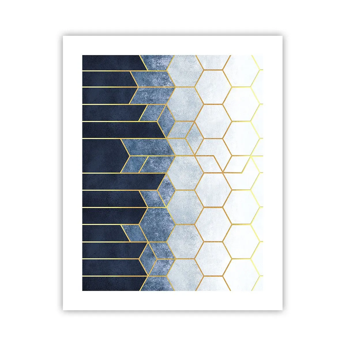 Plakat - Kompozycja w synkopowym rytmie - 40x50 cm