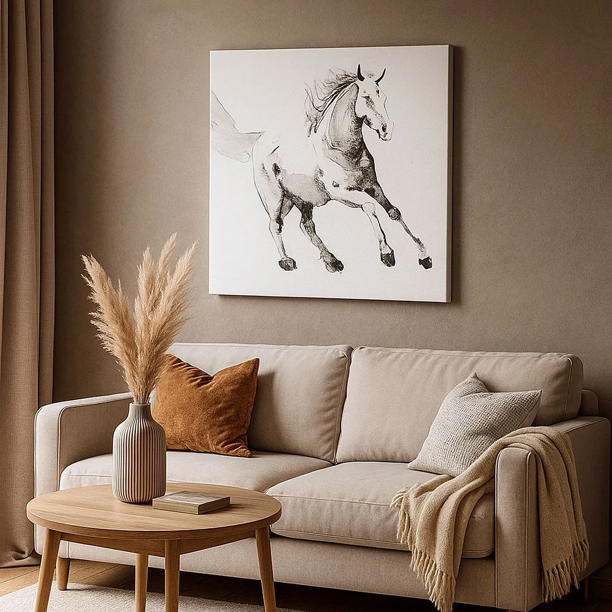 Obraz na płótnie - Nieujarzmiona dusza - 30x30 cm