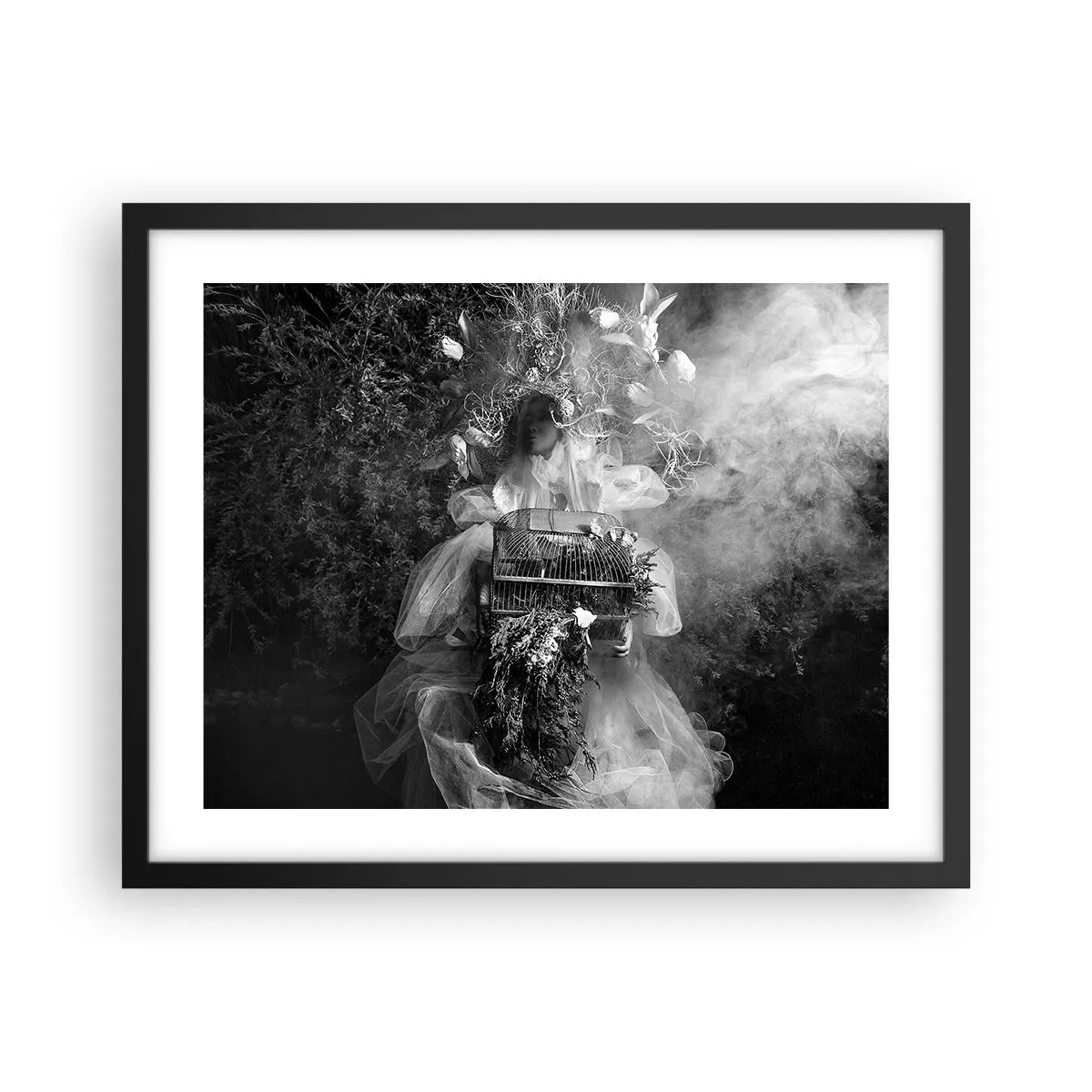Plakat w czarnej ramie - Sama Matka – Natura - 50x40 cm
