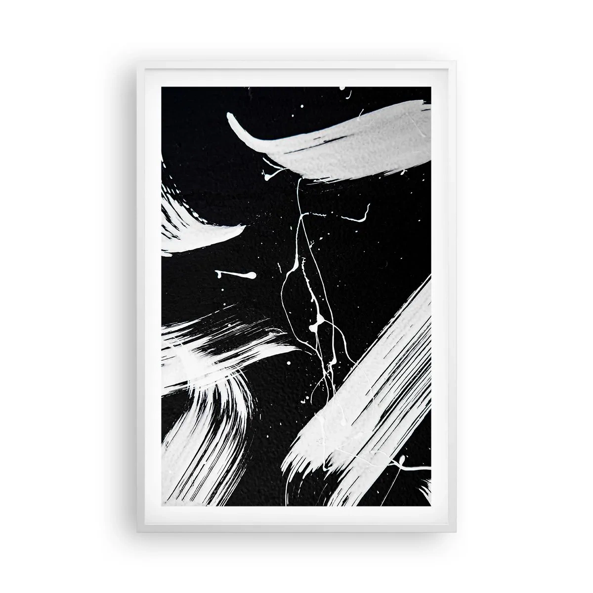 Plakat w białej ramie - Przełamać mrok - 61x91 cm