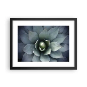 Plakat w czarnej ramie - Wabi i przestrzega - 40x30 cm