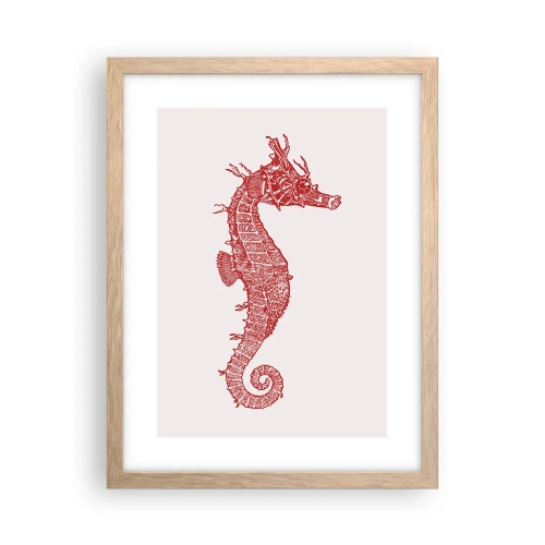 Plakat w ramie jasny dąb - Misterne stworzenie - 30x40 cm