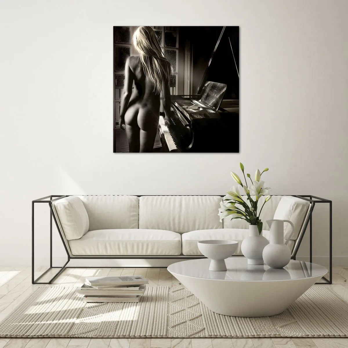 Obraz na szkle - Doskonała harmonia wieczoru - 70x70 cm