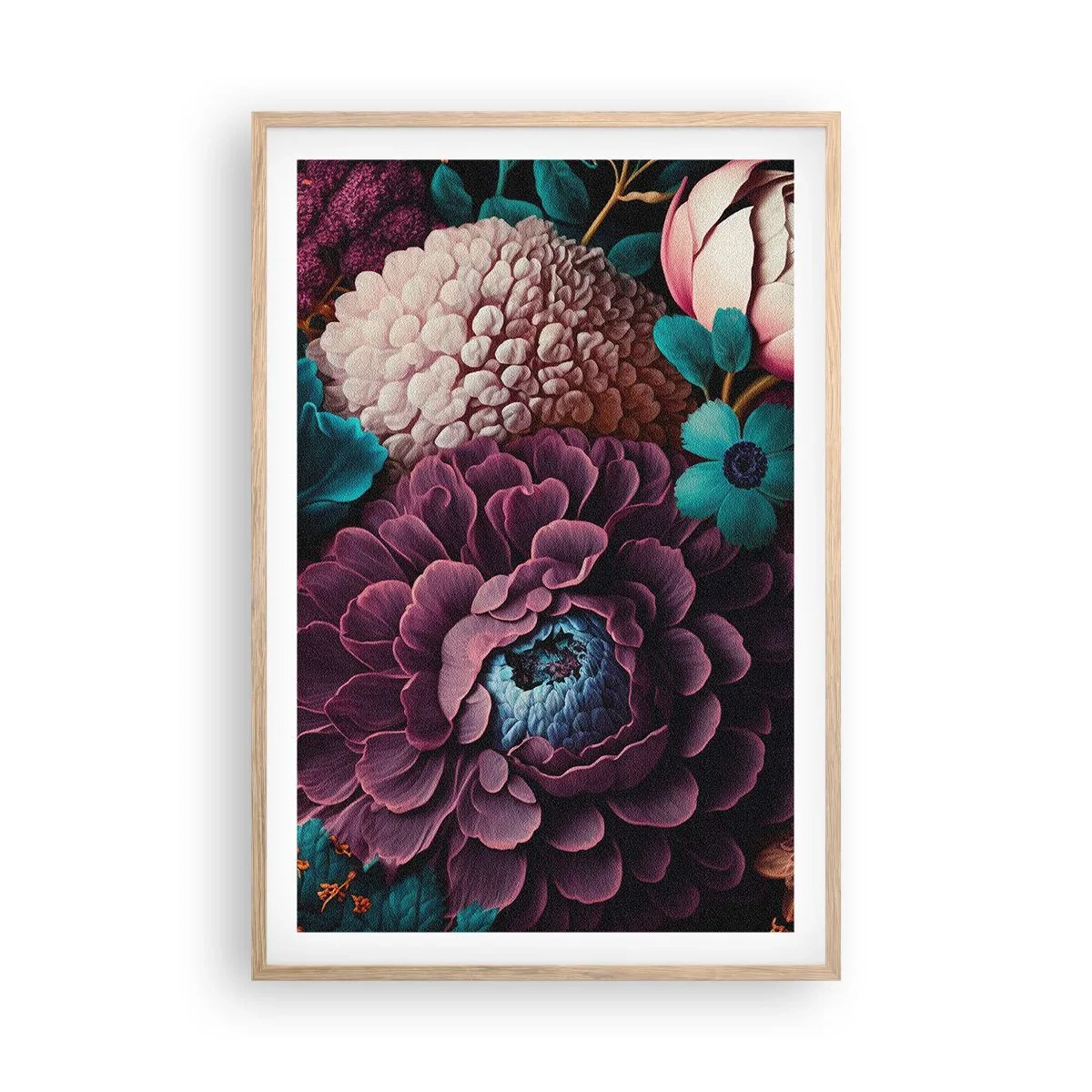 Plakat w ramie jasny dąb - Natura na bogato - 61x91 cm