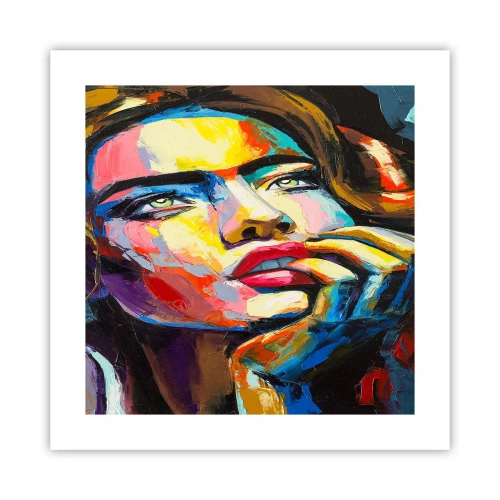 Plakat - Marzenia jak ptaki szybują po niebie - 40x40 cm