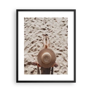 Plakat w czarnej ramie - Wymarzony czas - 40x50 cm