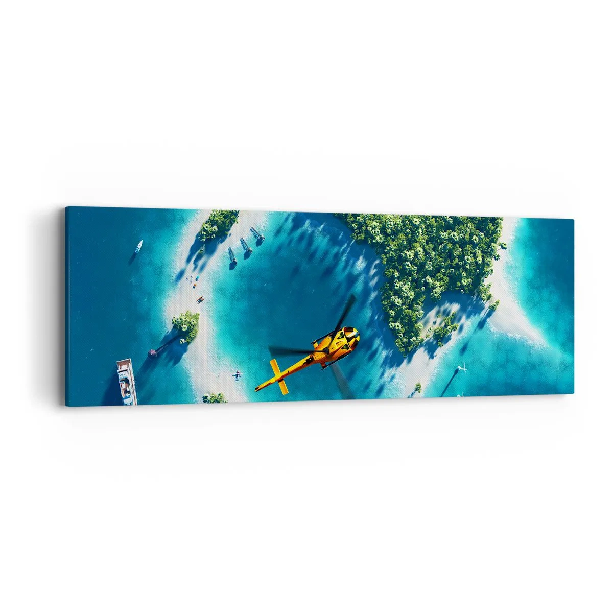 Obraz na płótnie - Kup sobie wyspę - 90x30 cm