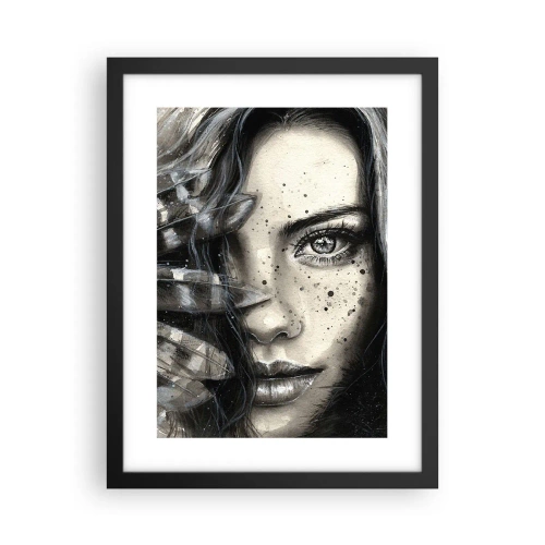 Plakat w czarnej ramie - Dzika piękność - 30x40 cm