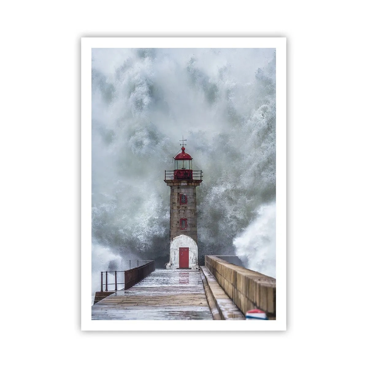 Plakat - Ryk wód, szum zawiei - 70x100 cm