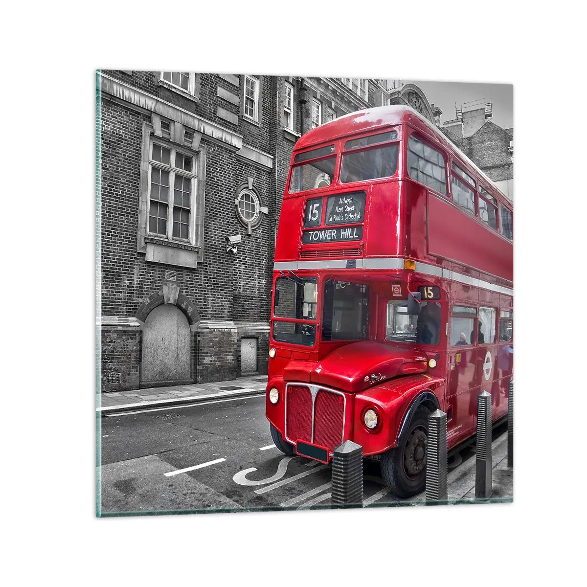 Obraz na szkle - Zawsze taki sam - 30x30 cm