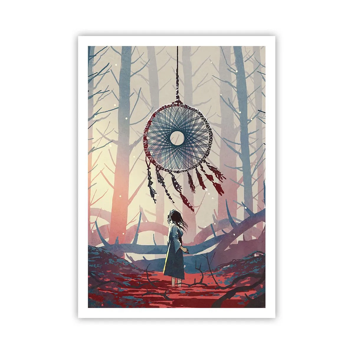 Plakat - Tajemny rytuał szczęścia - 70x100 cm