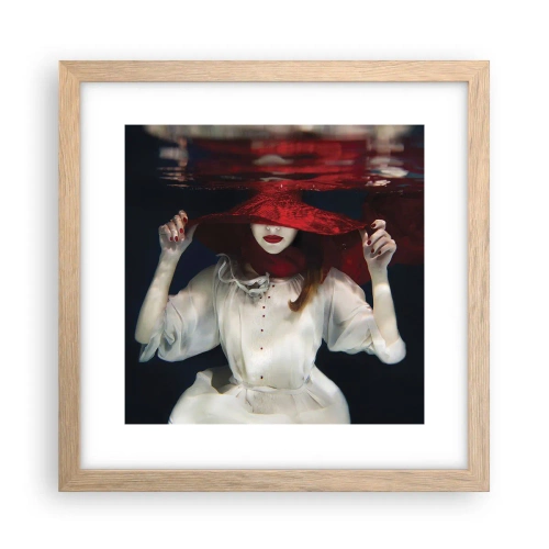 Plakat w ramie jasny dąb - Dziwożona - 30x30 cm