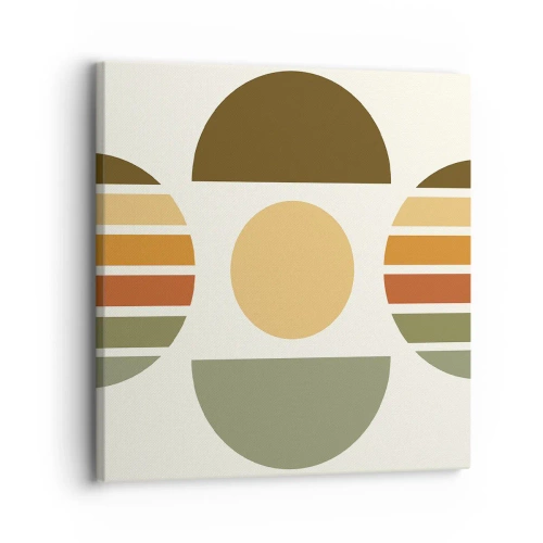 Obraz na płótnie - W kolorach ziemi - 30x30 cm