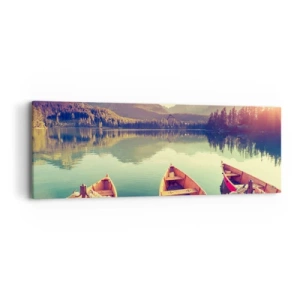 Obraz na płótnie - Żyć według jej praw - 90x30 cm