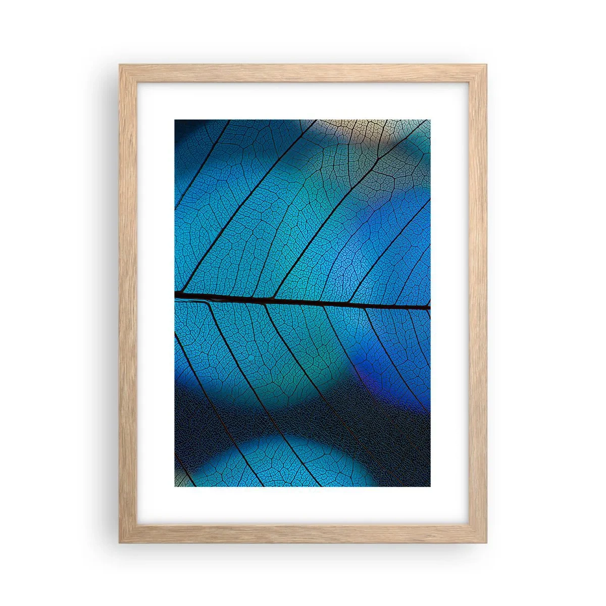 Plakat w ramie jasny dąb - Misterna budowa - 30x40 cm