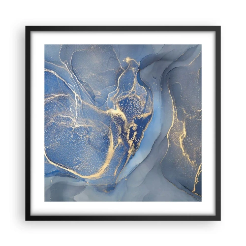 Plakat w czarnej ramie - Złoty pył - 50x50 cm