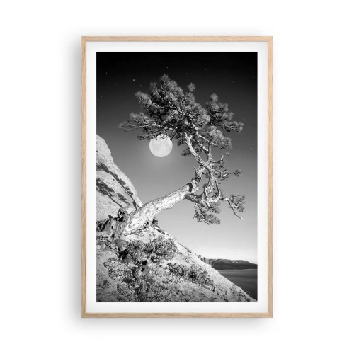 Plakat w ramie jasny dąb - Zwycięska wojowniczka - 61x91 cm