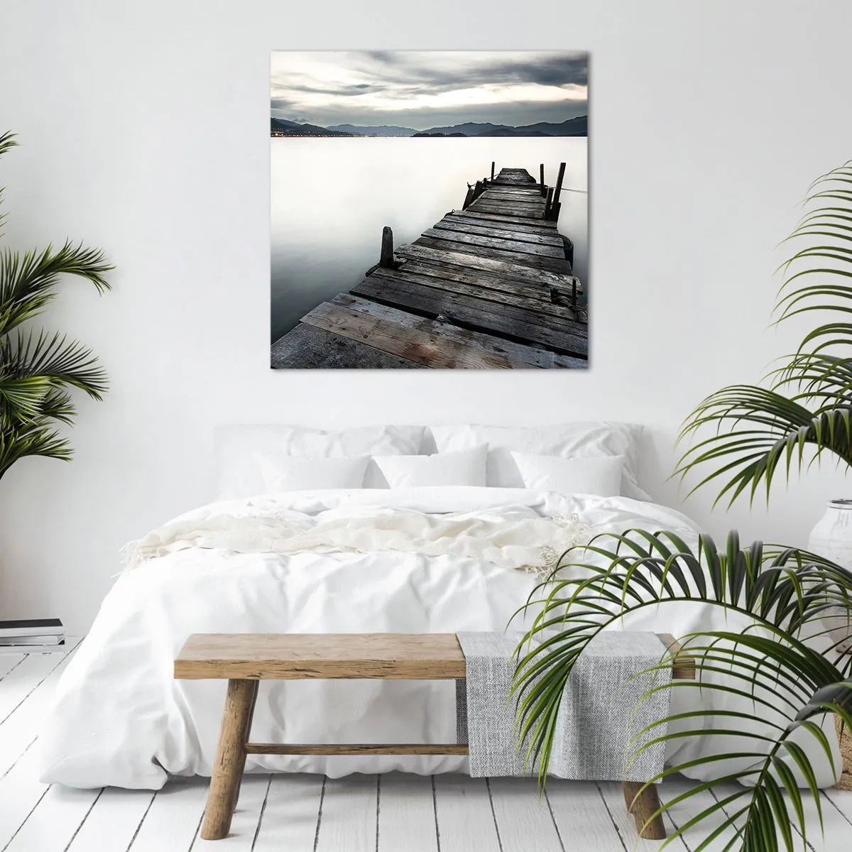 Obraz na płótnie - Zanurzyć się w spokoju - 40x40 cm