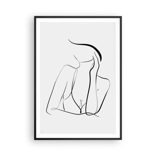 Plakat w czarnej ramie - Na fali marzeń - 70x100 cm