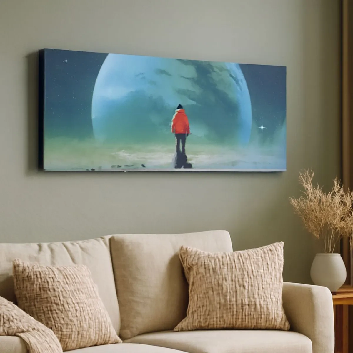 Obraz na płótnie - Odkrywca nowej ziemi - 100x40 cm