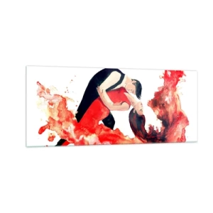 Obraz na szkle - Tango - zmysłowa fala - 100x40 cm