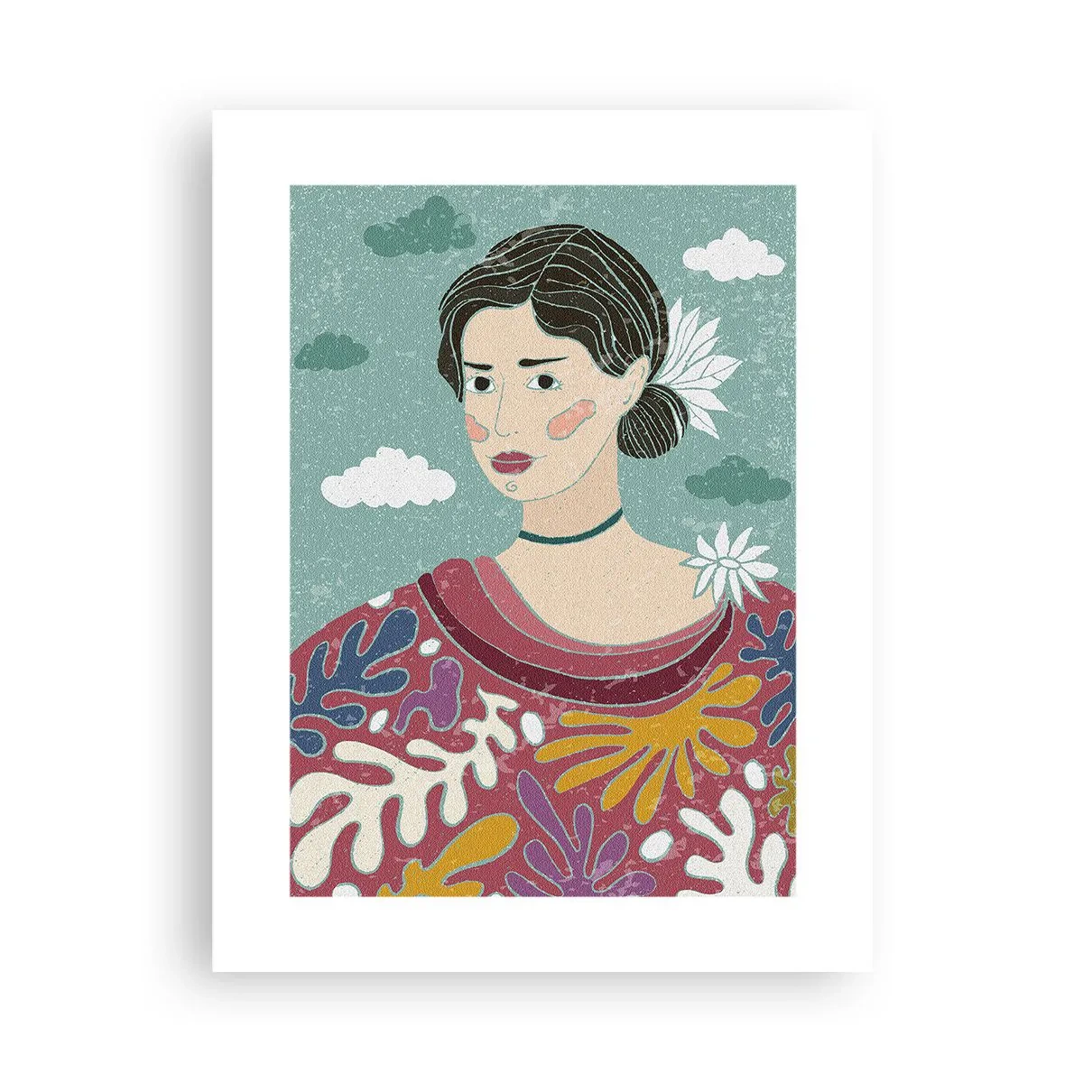 Plakat - Z melancholią w spojrzeniu - 30x40 cm